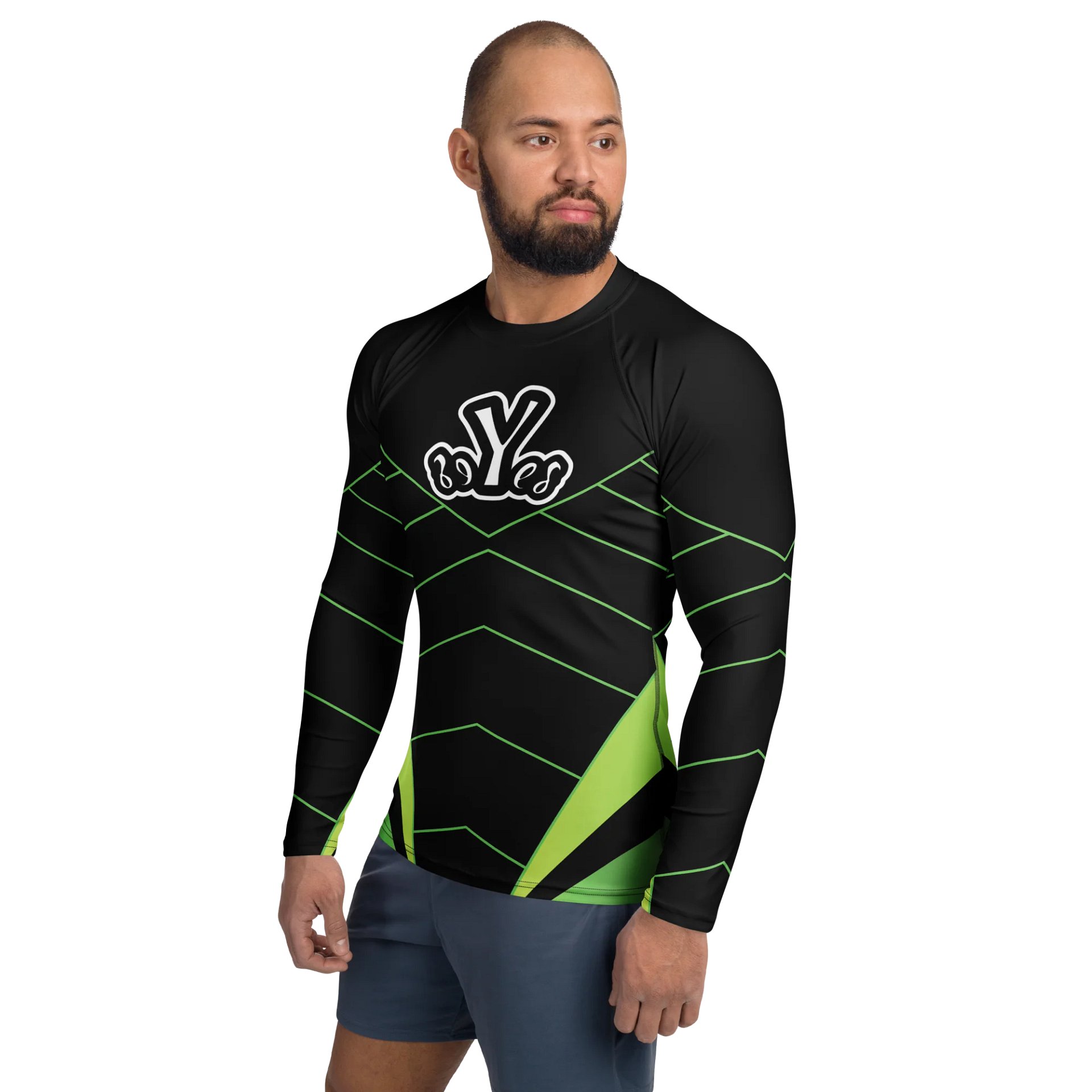 YesYes Vortex Men's Rash Guard product image (3)