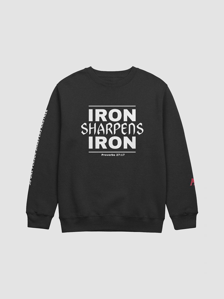 Women’s “Iron Sharpens Iron” Sweatshirt – Proverbs 27:17 product image (1)