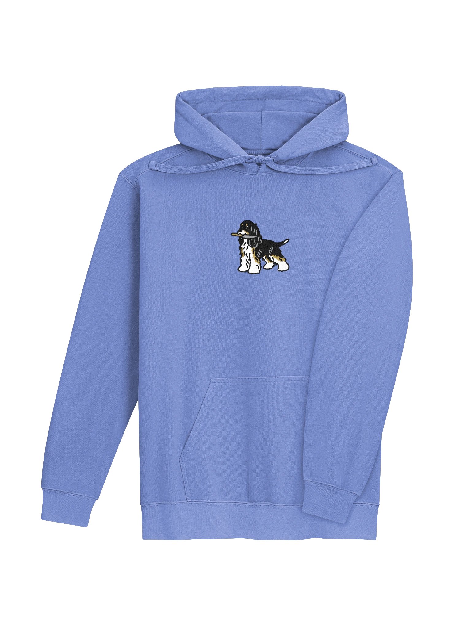 Funny Chibi-Style American Cocker Spaniel(Tricolor) Embroidered Premium Hoodie product image (20)