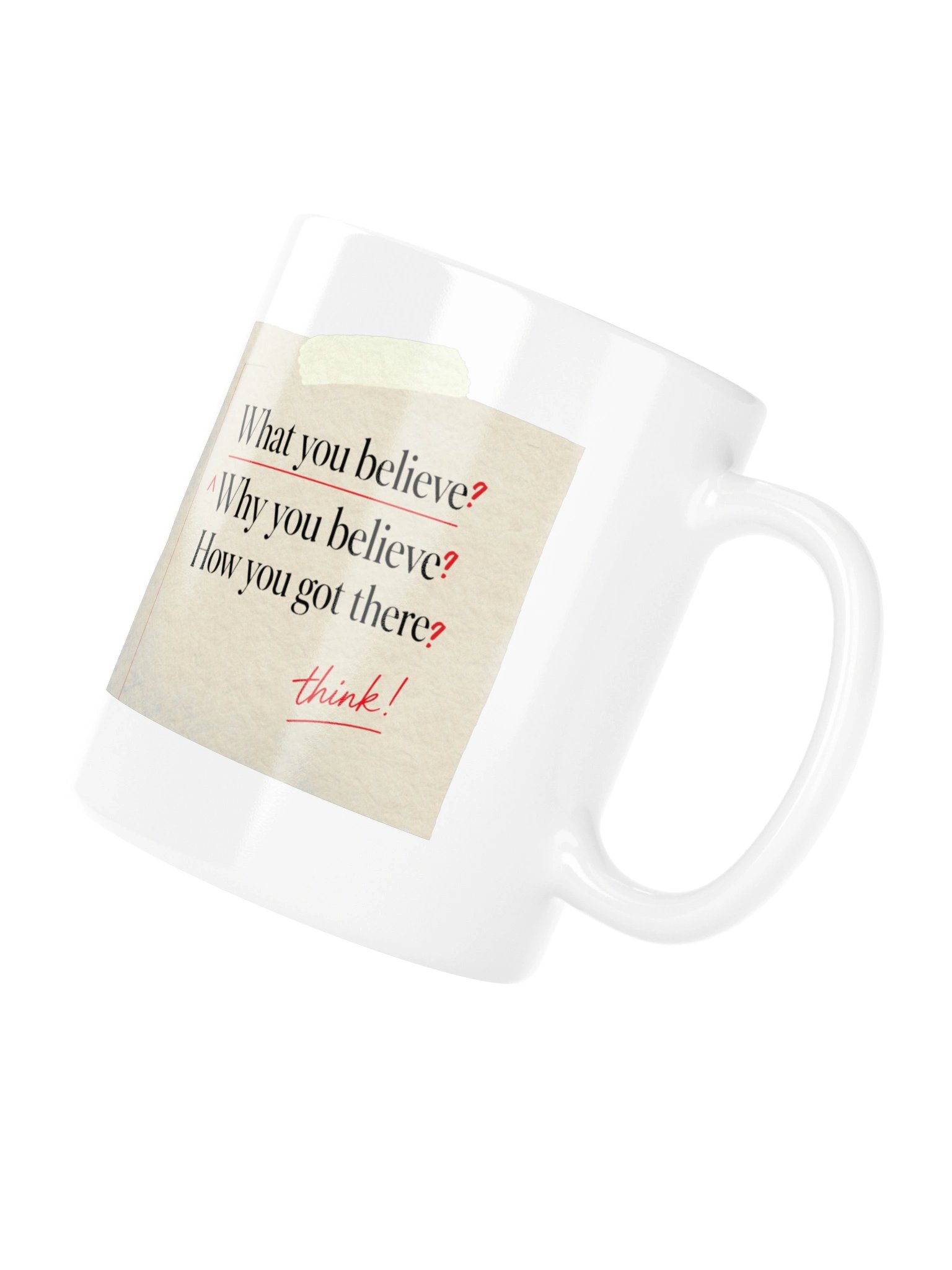 What Why How Think Mug product image (12)
