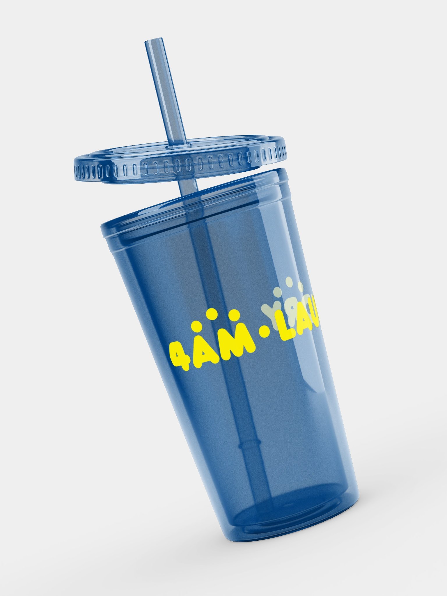 Double Wall Clear Plastic Durable Cup product image (1)