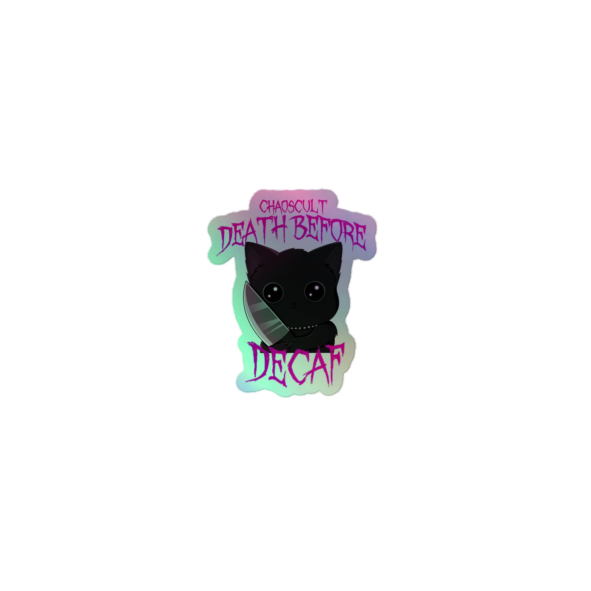 Death Before Decaf Sticker product image (1)