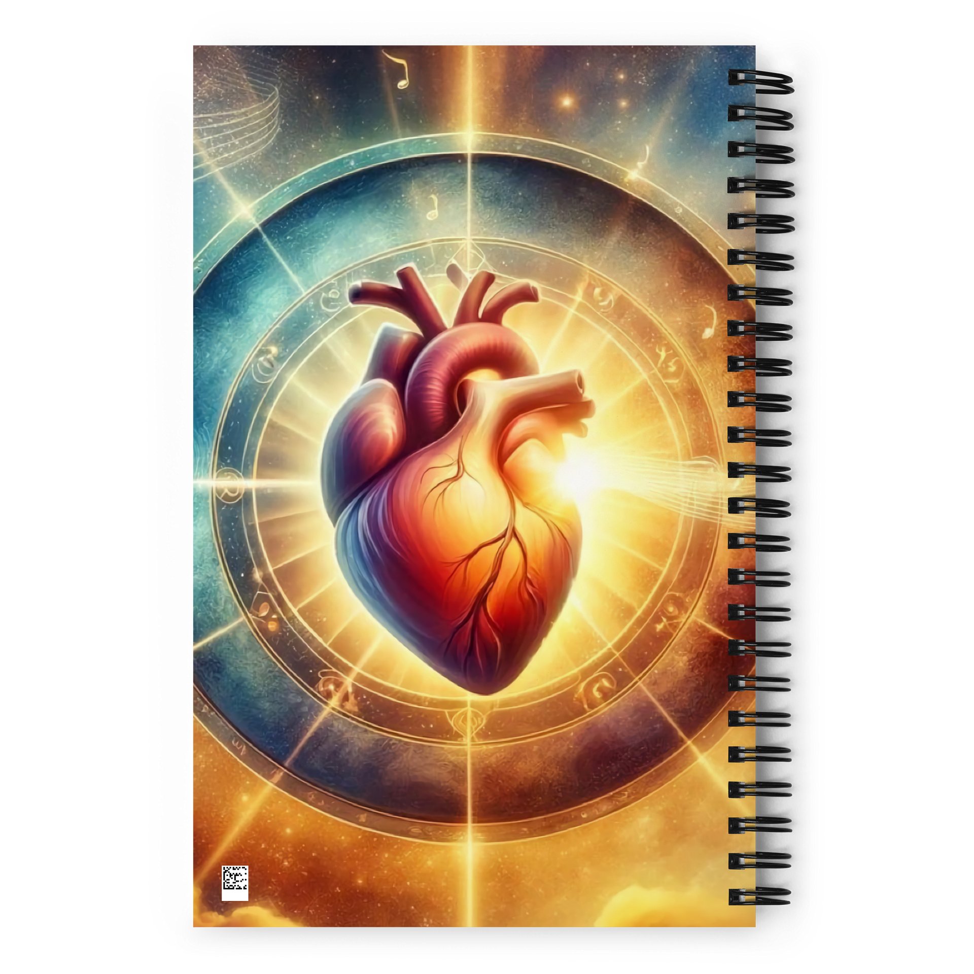 Celestial Heartbeat Spiral Notebook product image (2)