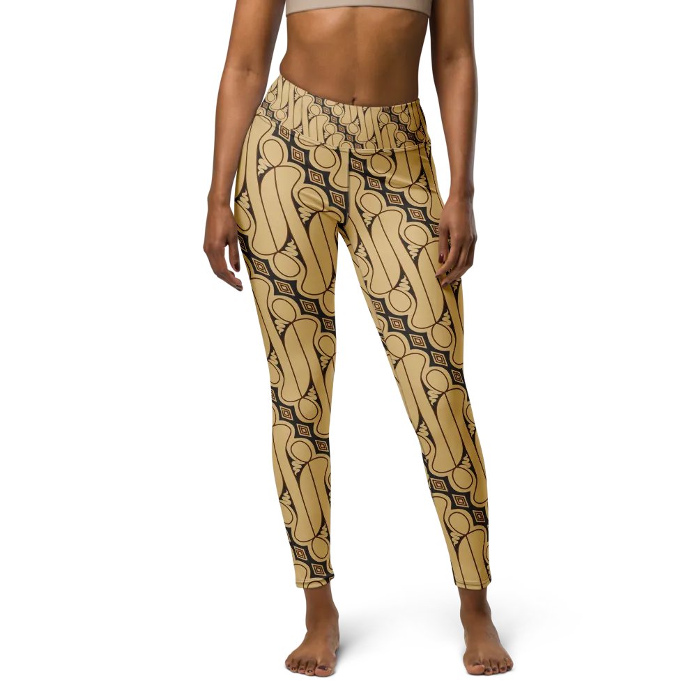 Batik Parang Rusak Full Length Yoga Leggings product image (4)