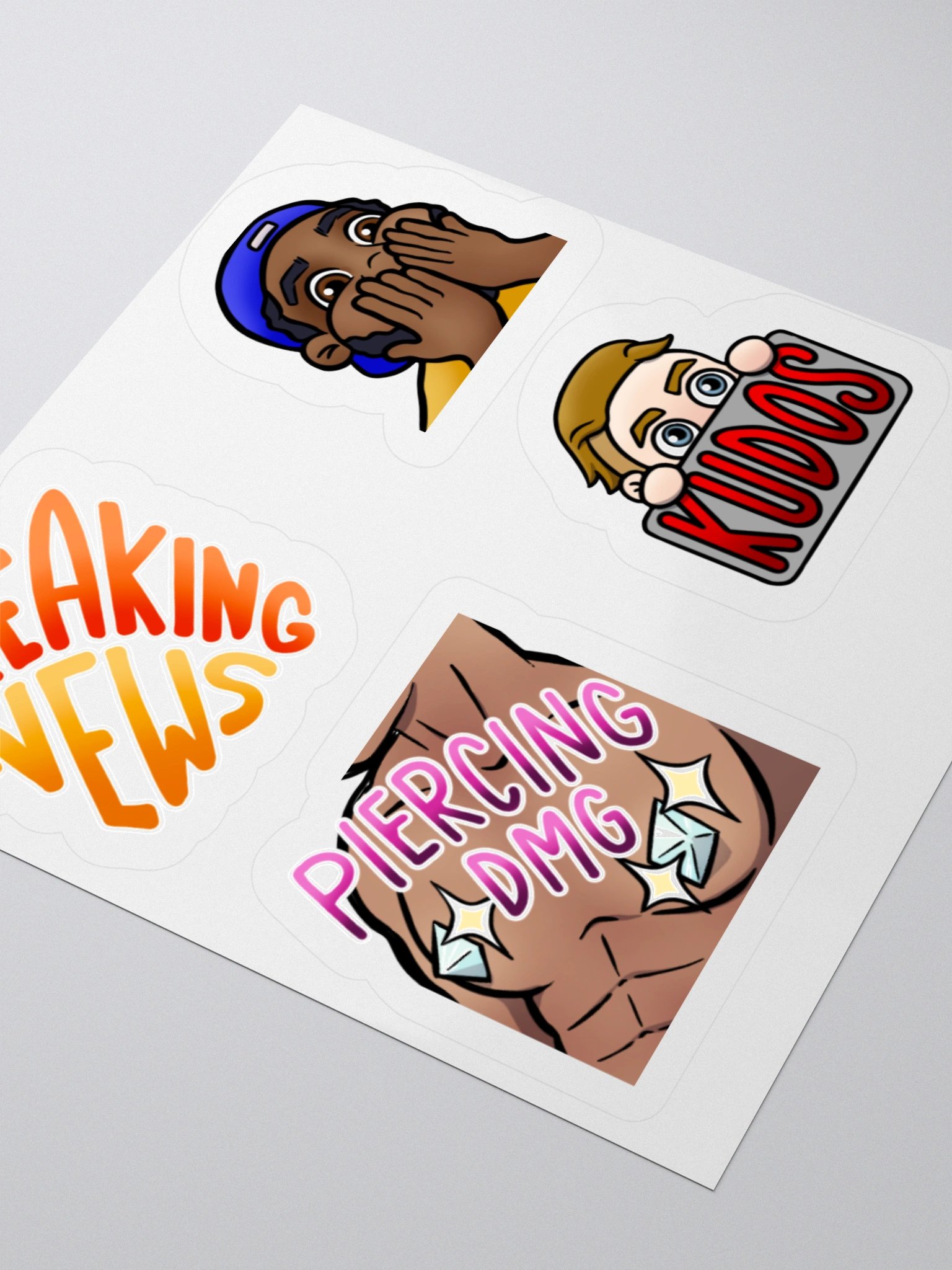 Crit Hit Emotes Stickers product image (8)
