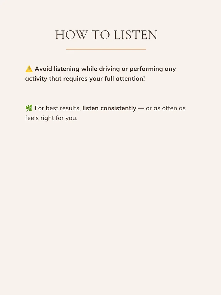 4-7-8 Breathing Meditation - Calm Your Mind & Feel at Peace | MP3 Audio Download product image (2)