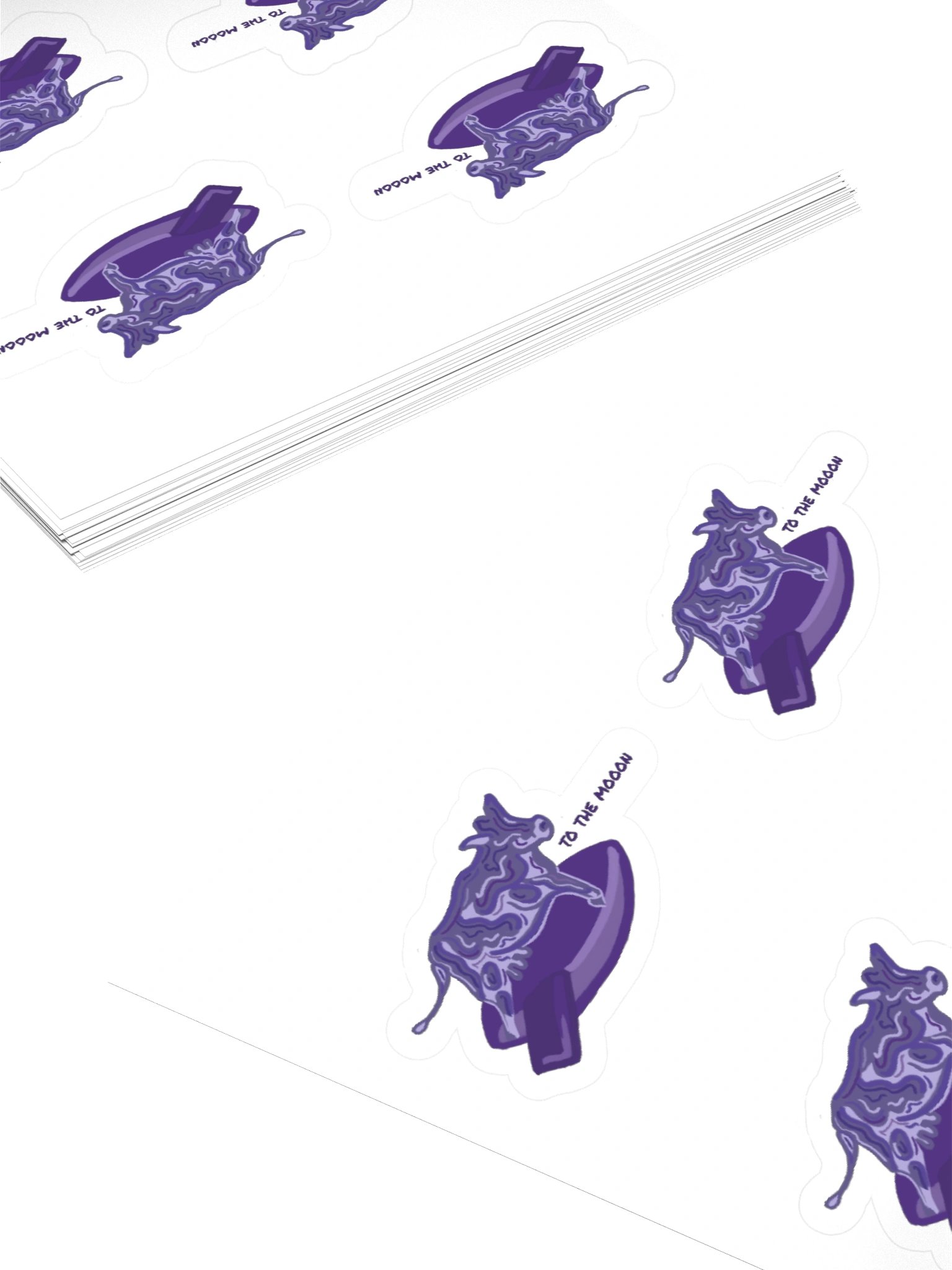 To the Mooon - Sticker product image (4)