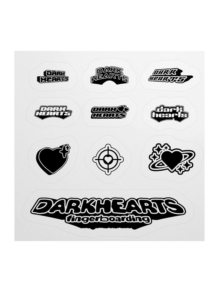 BLACK & WHITE STICKER SHEET product image (1)