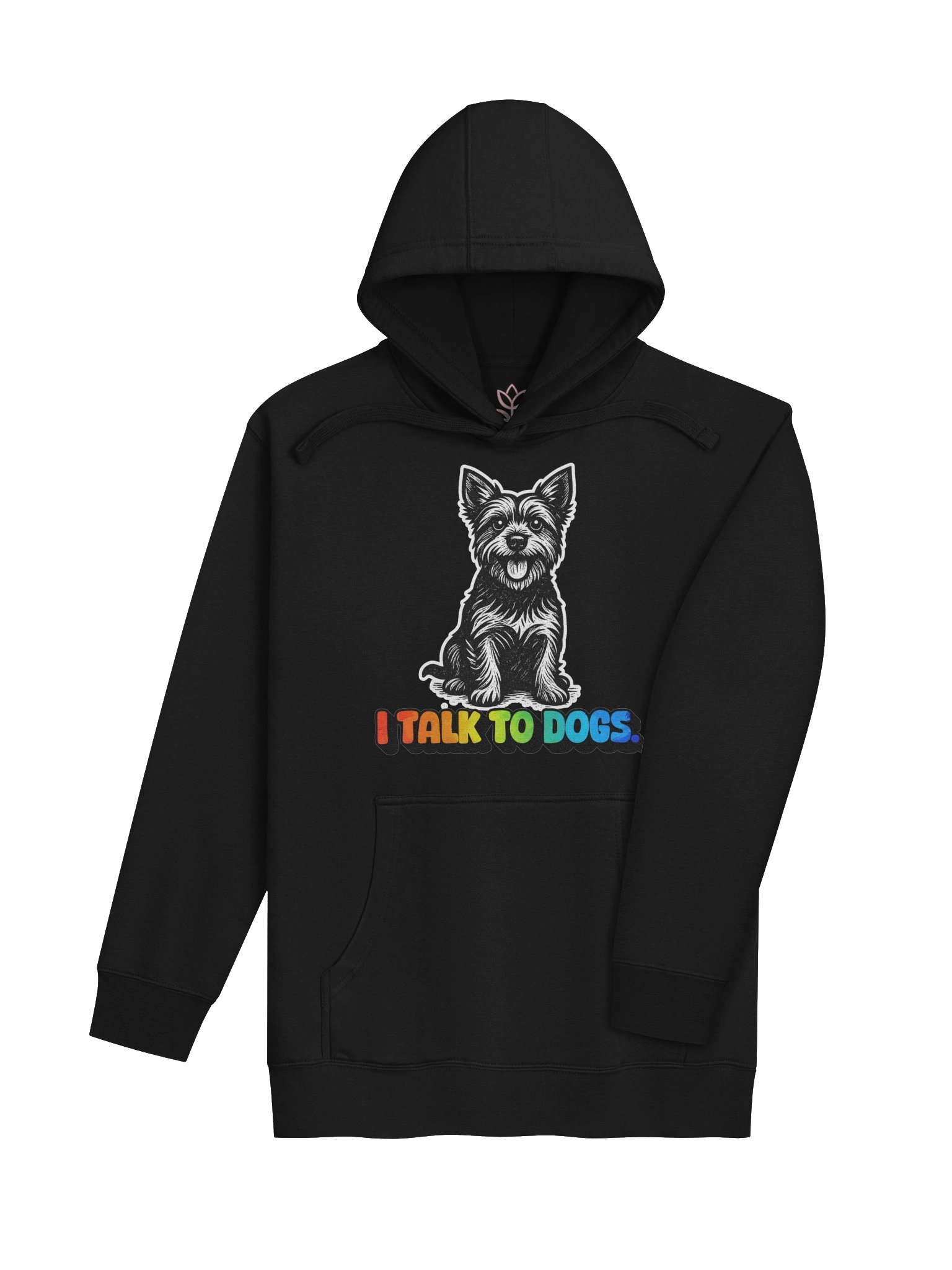 I Talk to Dogs Funny Dog Lover Hoodie product image (36)