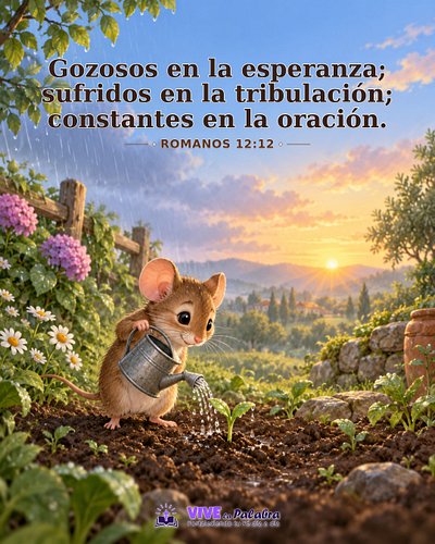 Esperanza para mirar adelante, paciencia para resistir y oración para permanecer. 🌱

Creado con ayuda de IA.

#fortaleciendot...