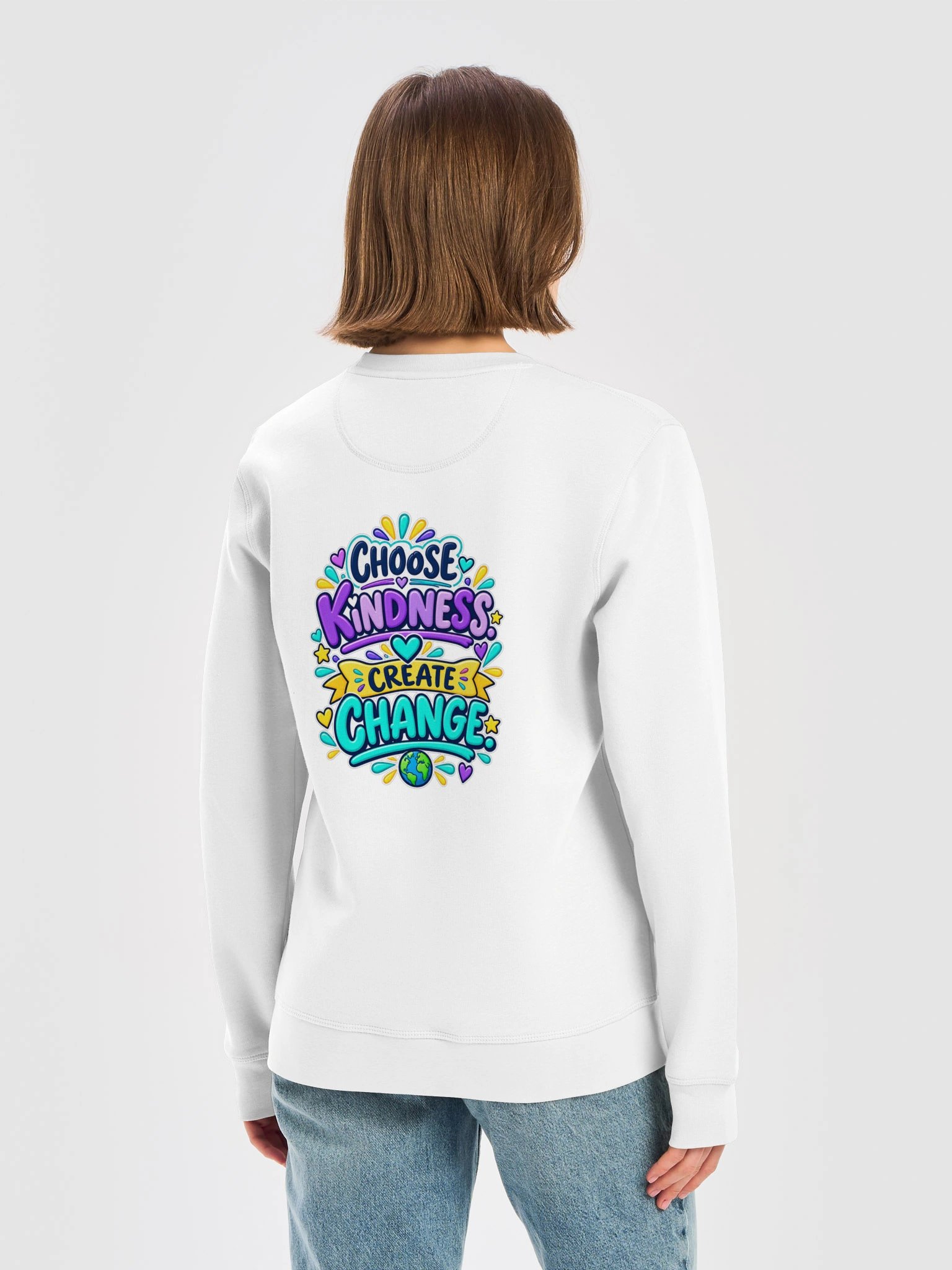 Stanley/Stella Unisex Organic Inspirational Sweatshirt - Choose Kindness. Create Change. product image (1)