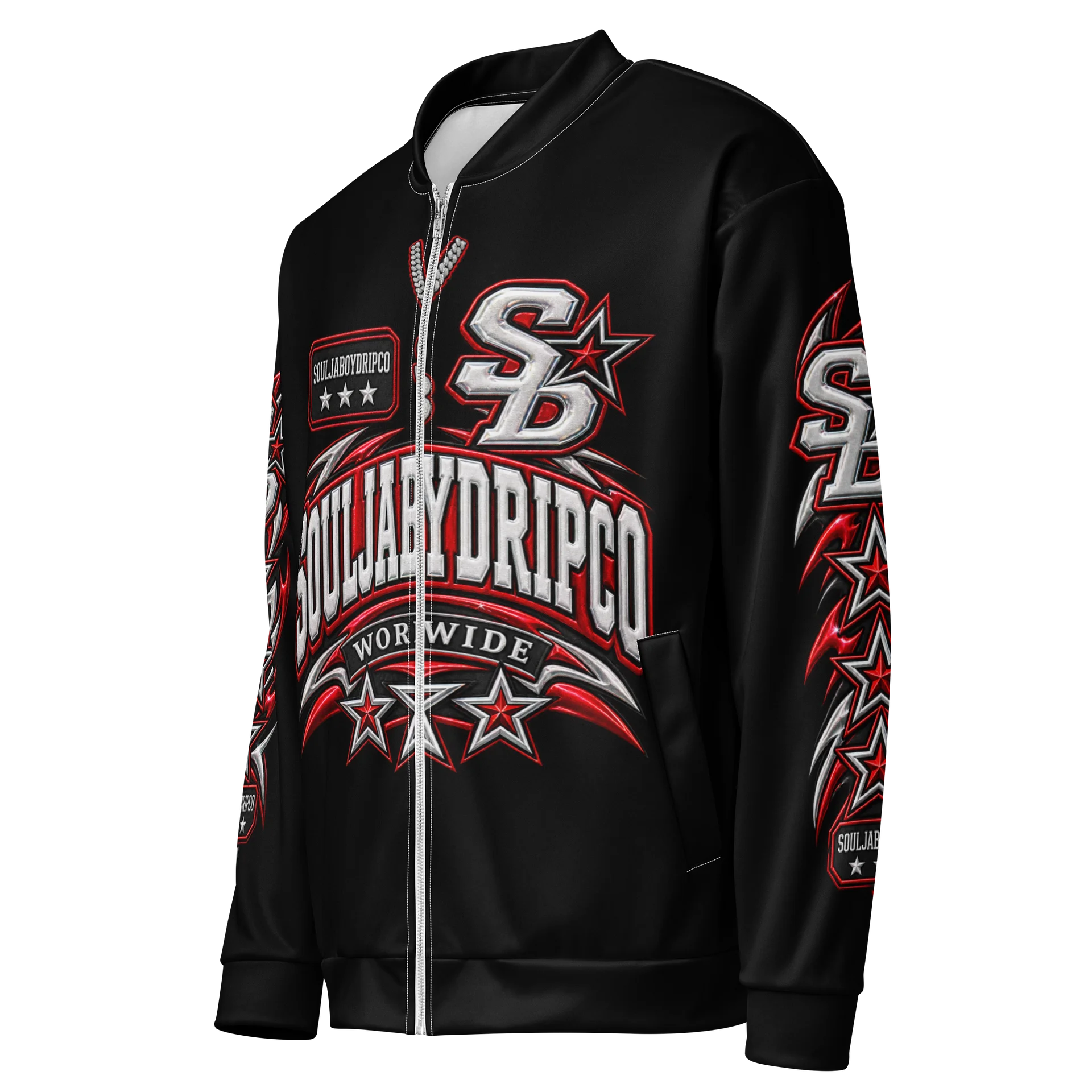 SouljaBoyDripCo Worldwide Chrome Bomber product image (3)