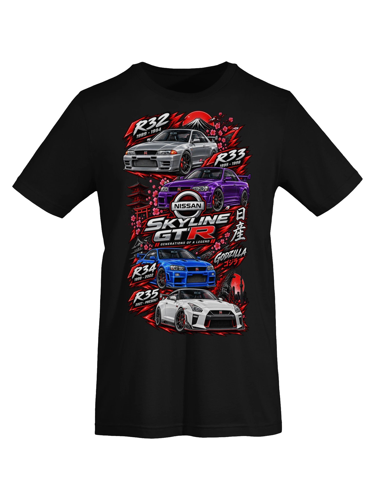 Nissan Skyline GT-R Generations Legend Tee product image (6)
