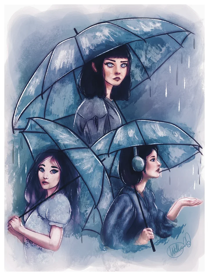 Rain Girls Print product image (1)