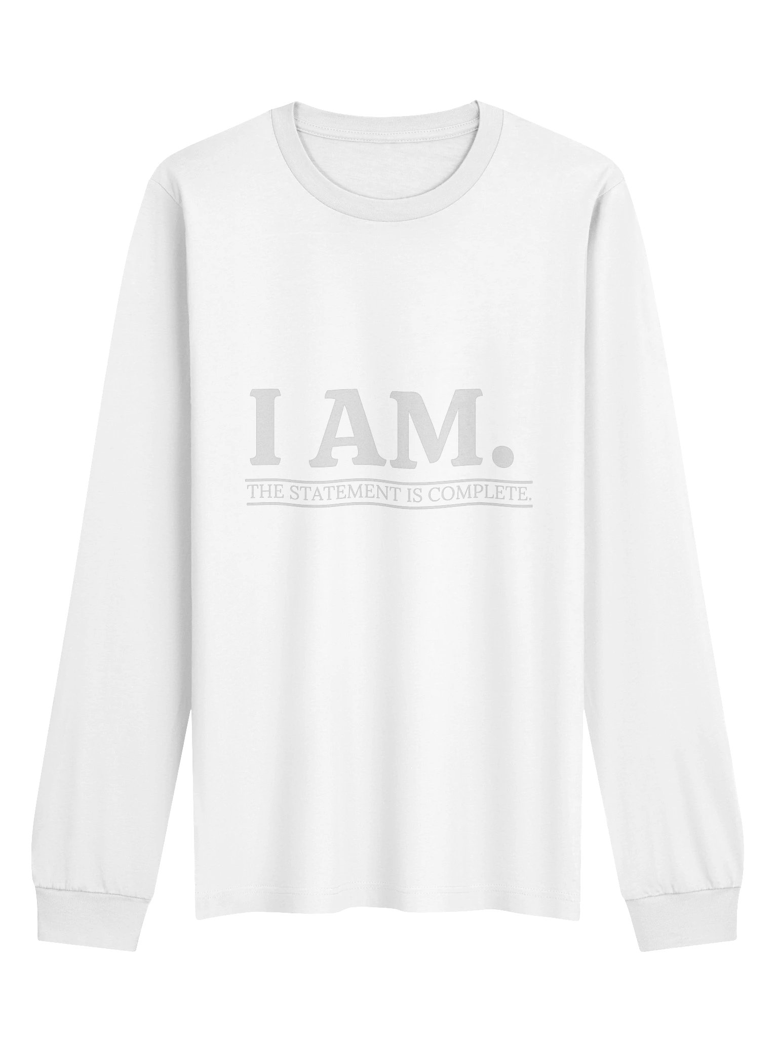 Men’s Long Sleeve Shirt Foundation White product image (2)