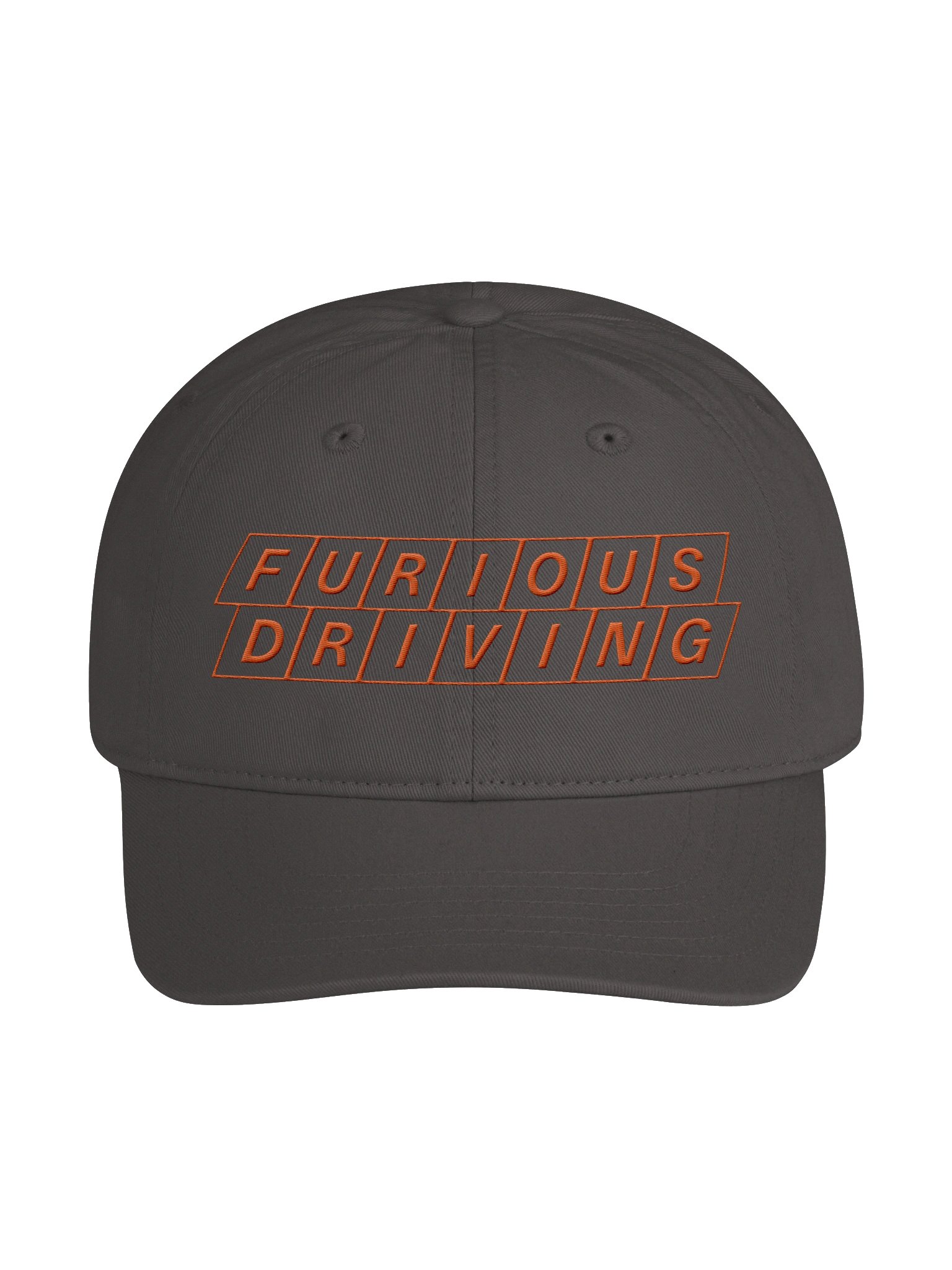 Furious Driving orange '80s logo cap product image (1)