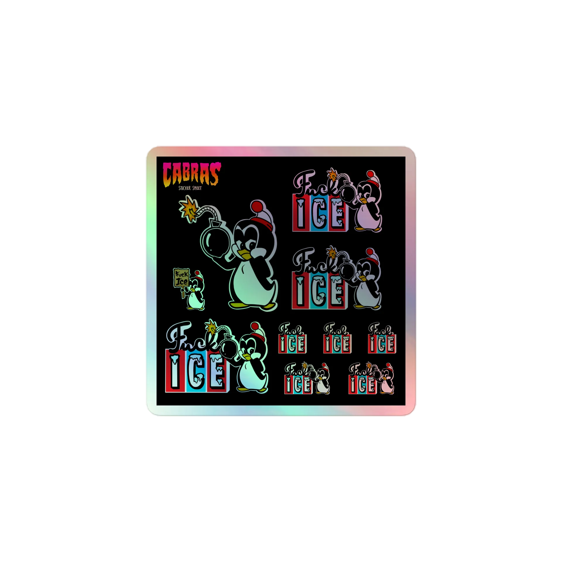 FICE HOLO STICKER SHEET product image (1)