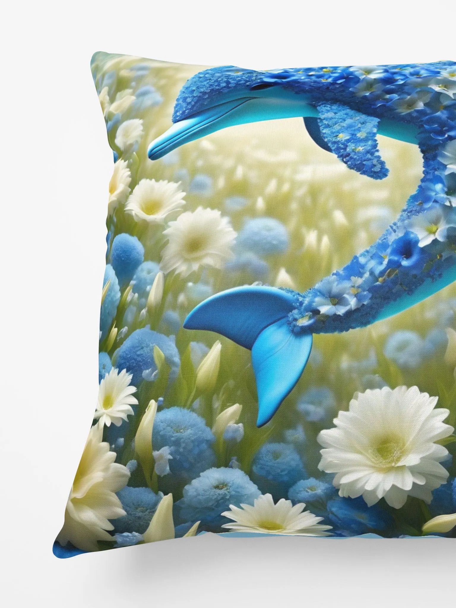 Flower Dolphin Pillow product image (4)