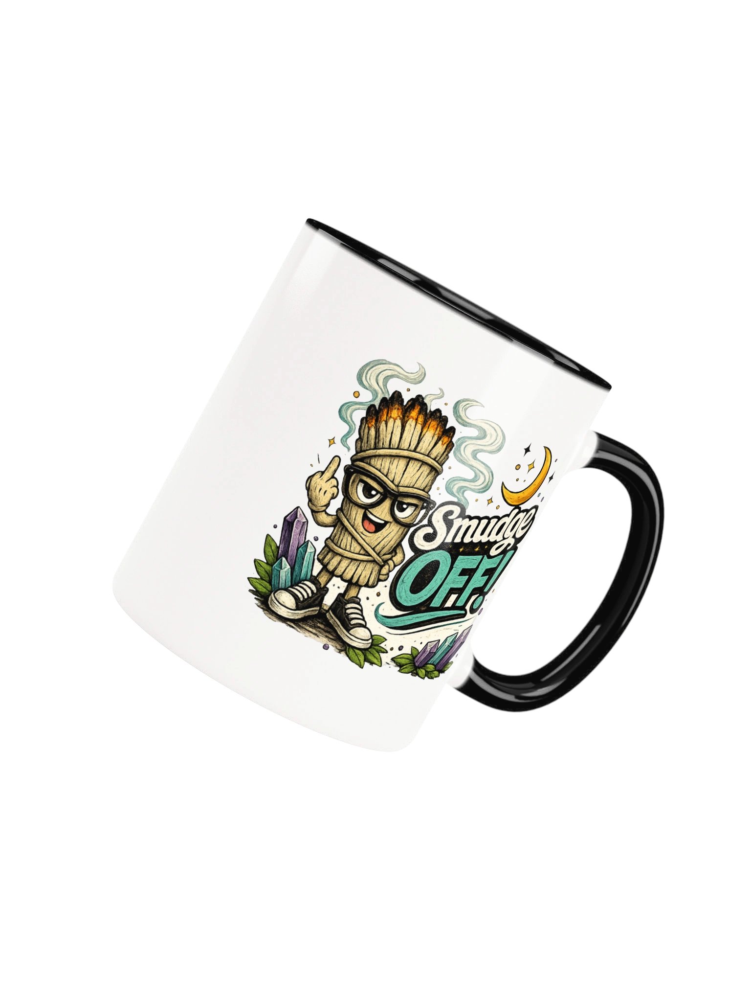 Smudgy Says Smudge Off - Funny Spiritual Attitude Mug 11oz or 15oz product image (69)