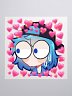 Akira Hearts Meme Sticker