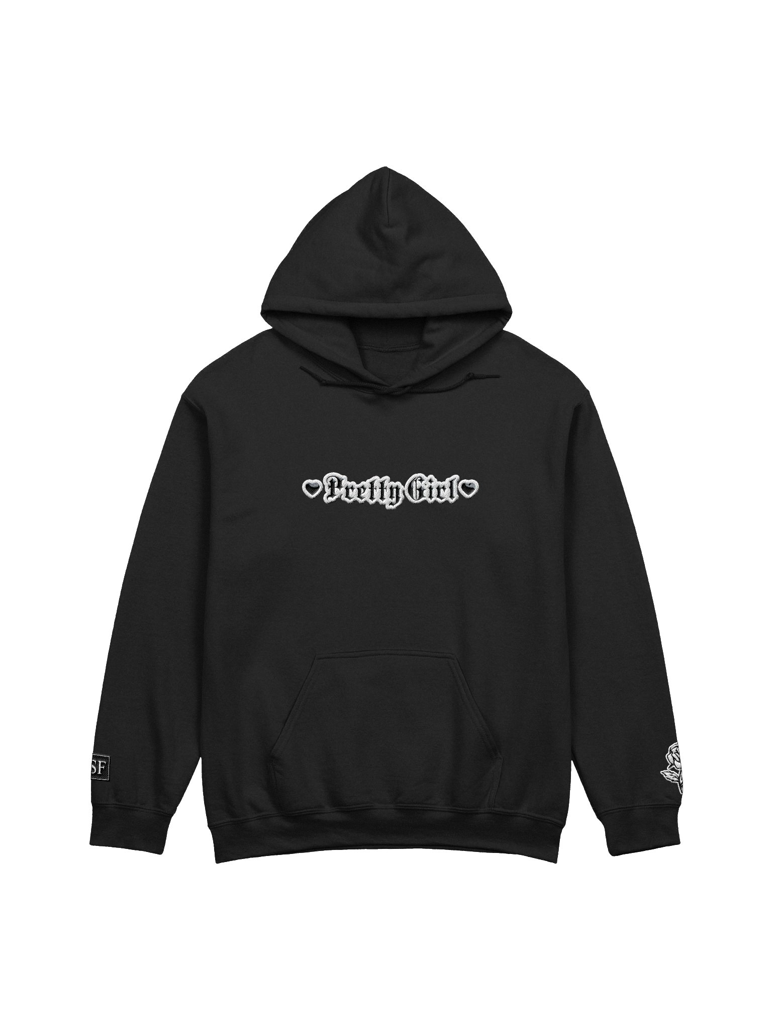 Embroidered "Pretty Girl" Hoodie. product image (1)