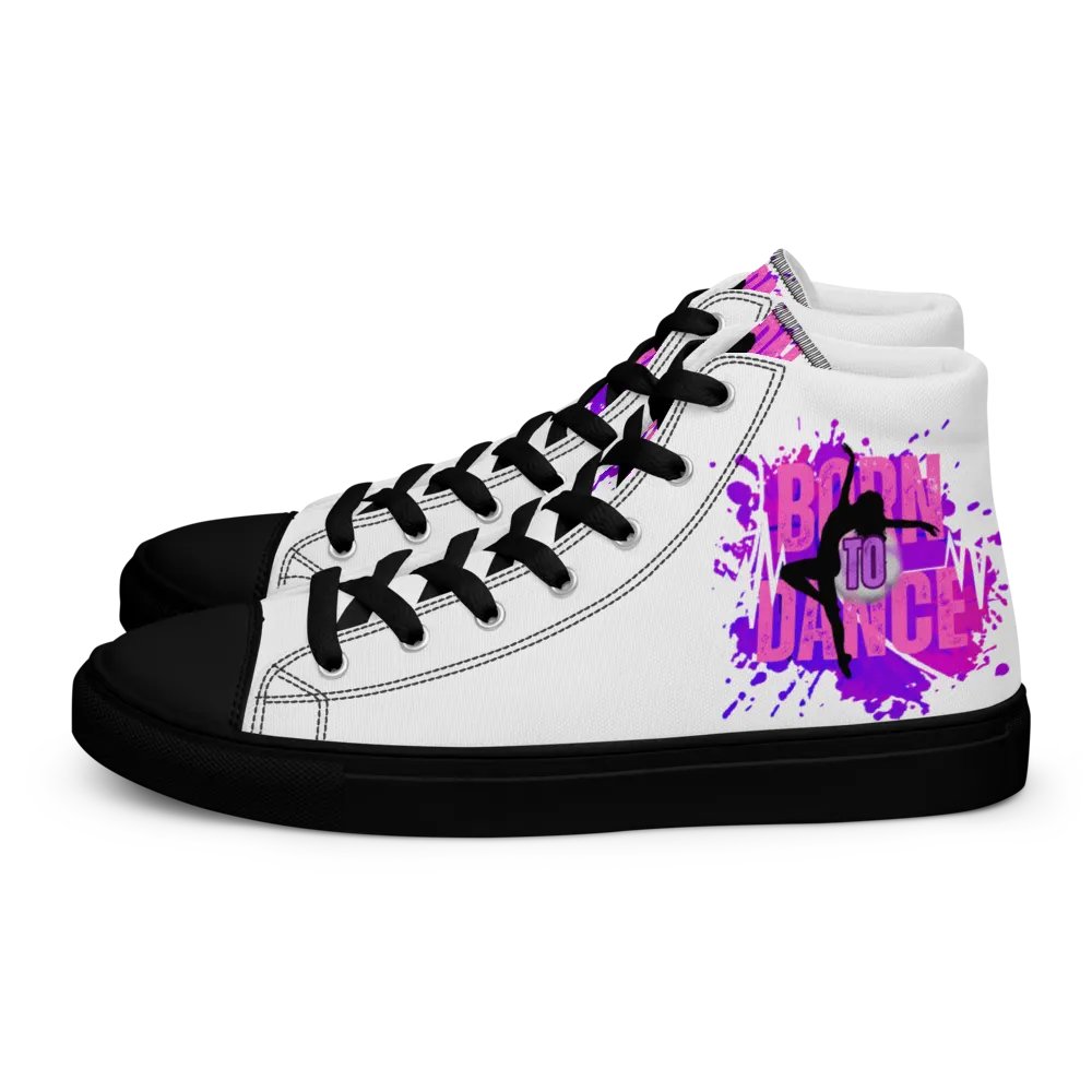 Energetic Born to Dance Her Silhouette Men's High Tops product image (1)