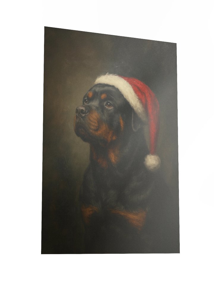 Santa Rottweiler Poster product image (4)