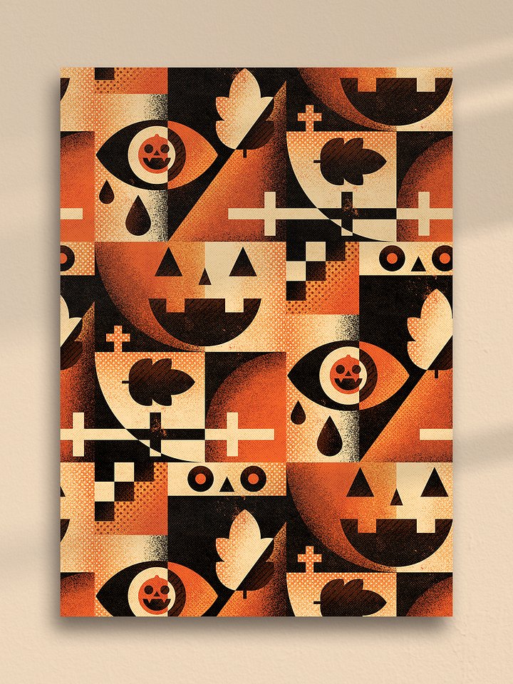 Halloween Pattern #1 | Print product image (1)