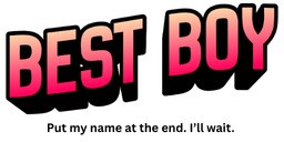 Best Boy