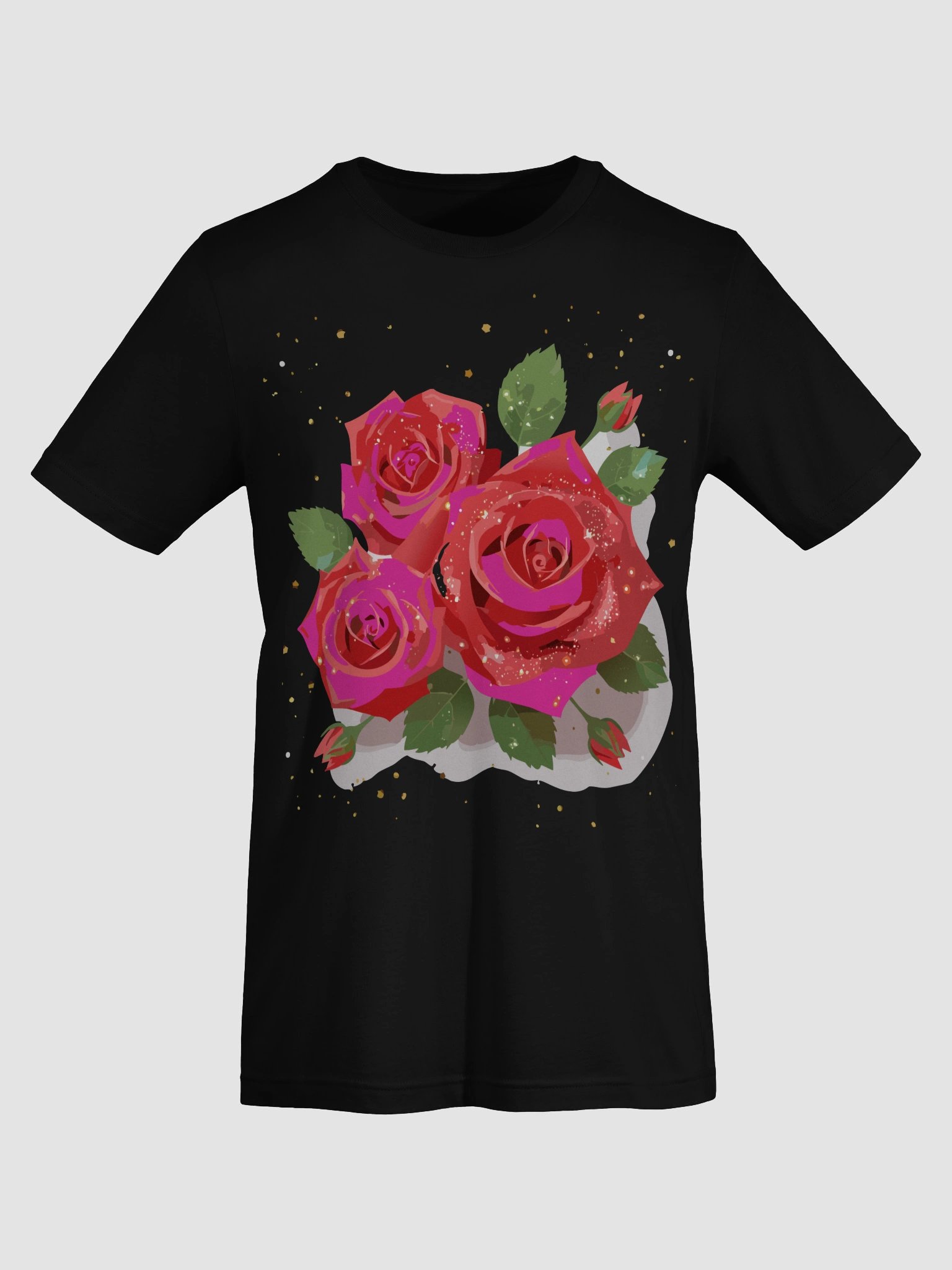 Blooming Roses Soft T-Shirt product image (7)