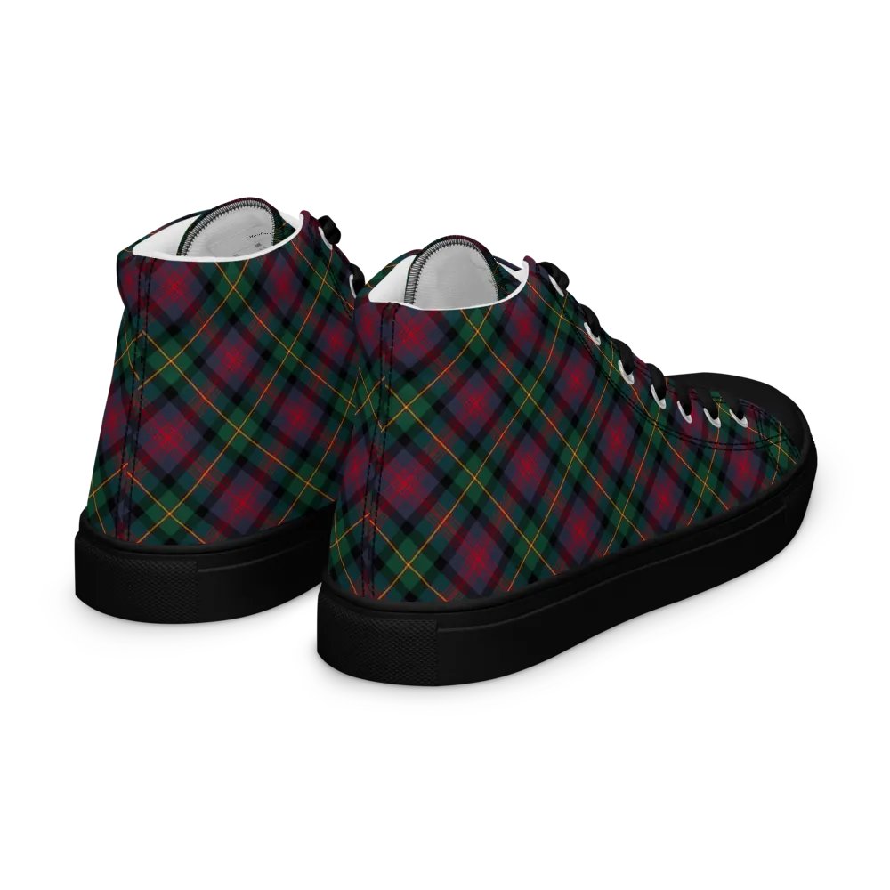 Logan Tartan Men's High Top Shoes product image (10)