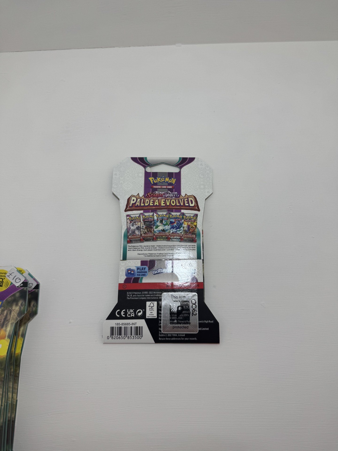 Paldea Evolved Sleeved Booster Pack product image (2)