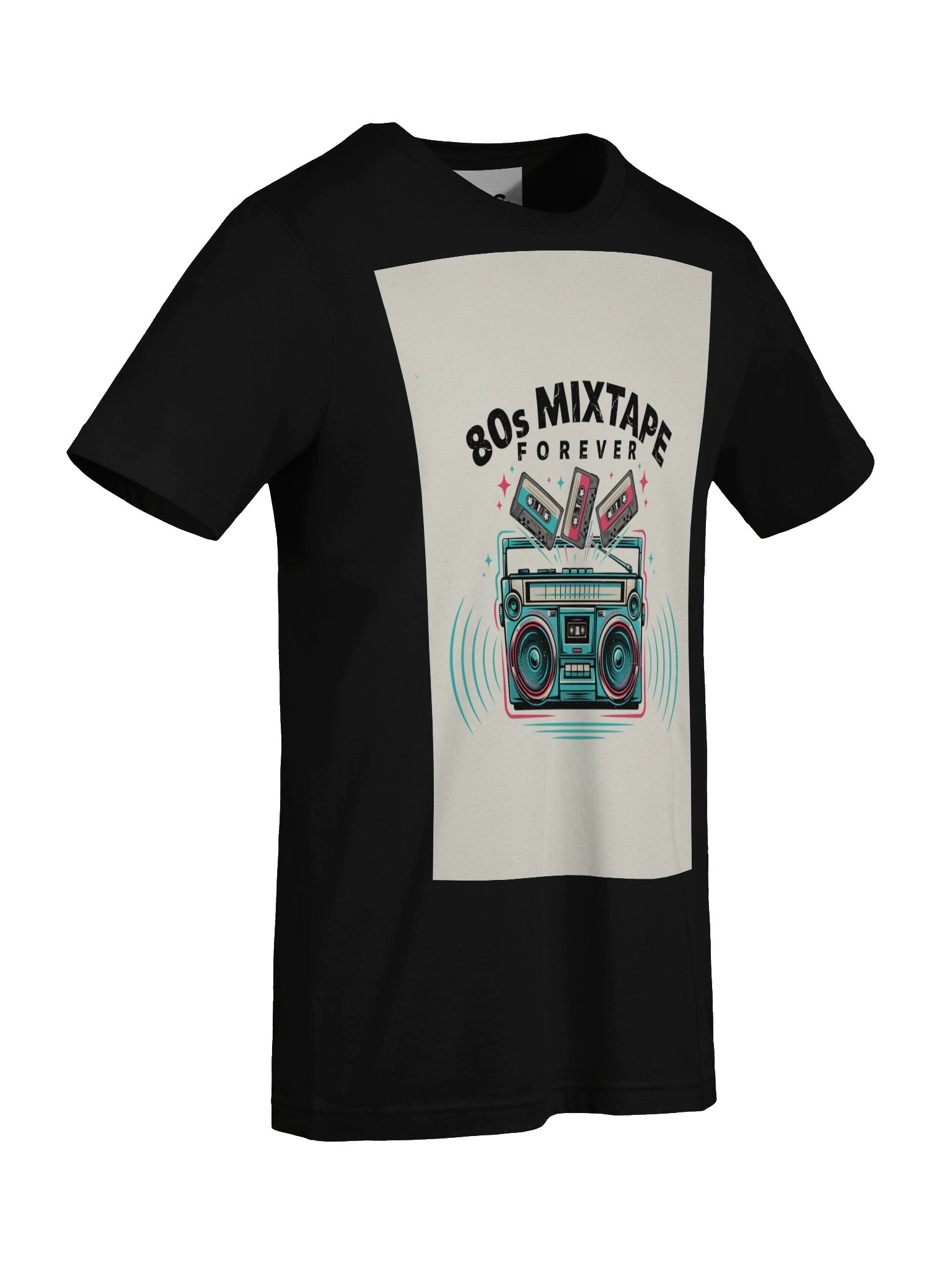 80s Mixtape Forever Retro Boombox Tee product image (41)