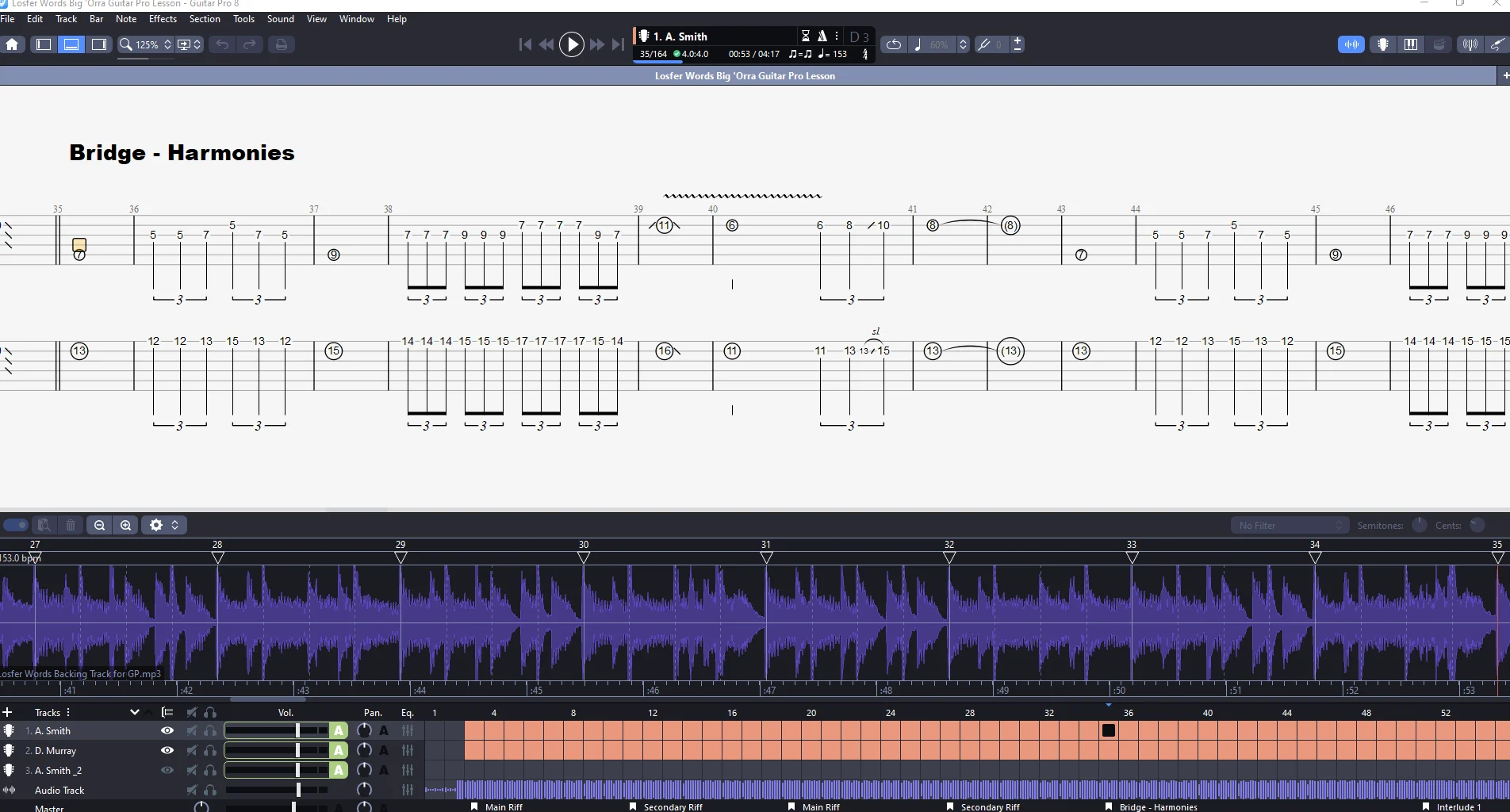 Losfer Words (Big 'Orra) | PDF Tab + Guitar Pro | Iron Maiden product image (3)