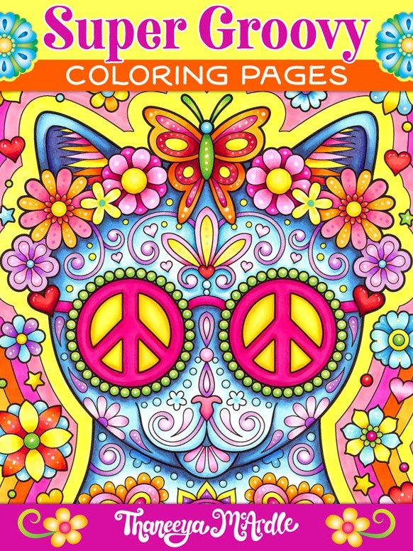 Super Groovy Coloring Pages product image (1)