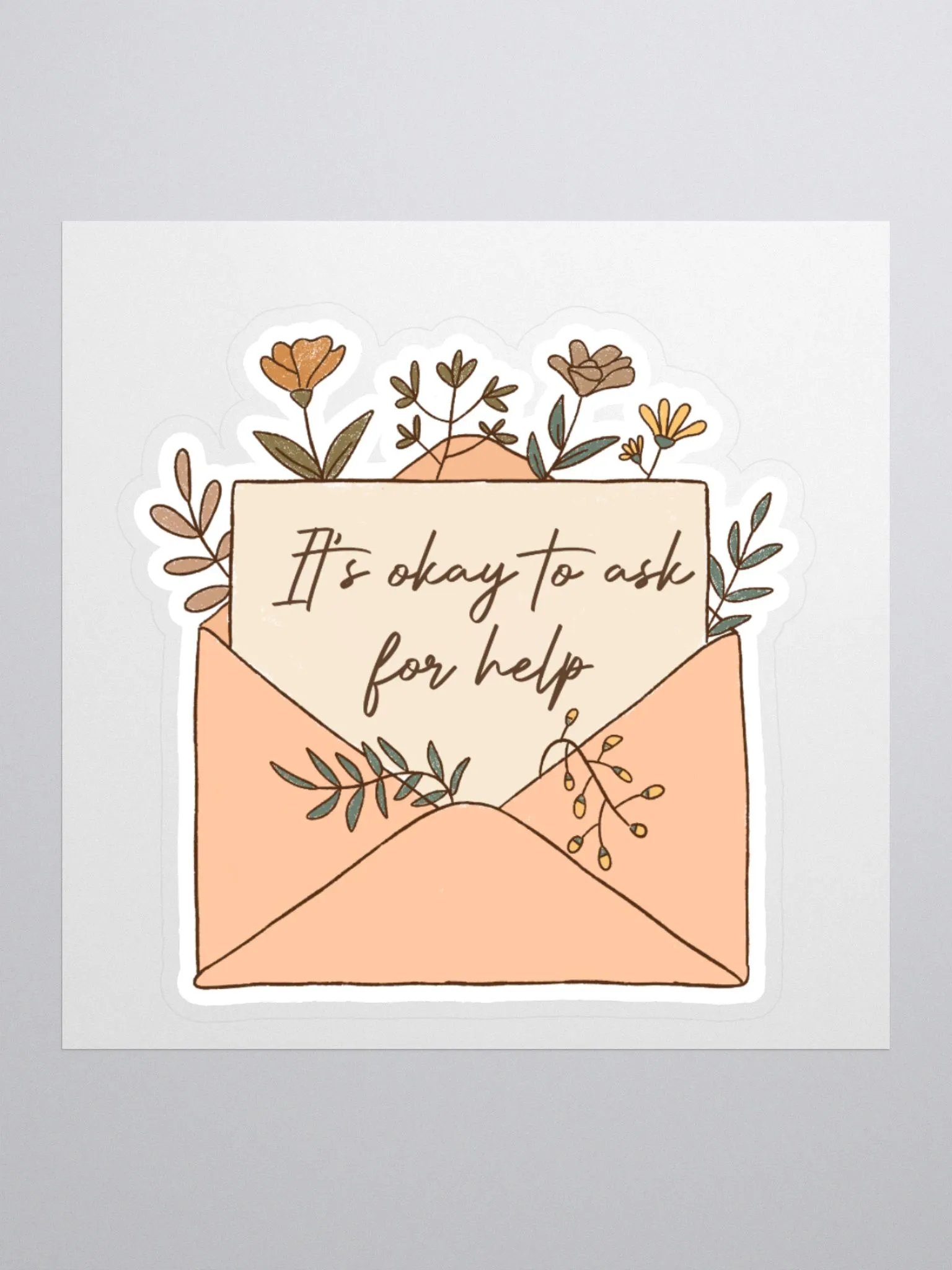 "It's Okay To Ask For Help" Sticker product image (1)