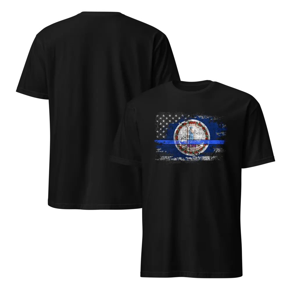 Virginia Thin Blue Line Flag product image (6)