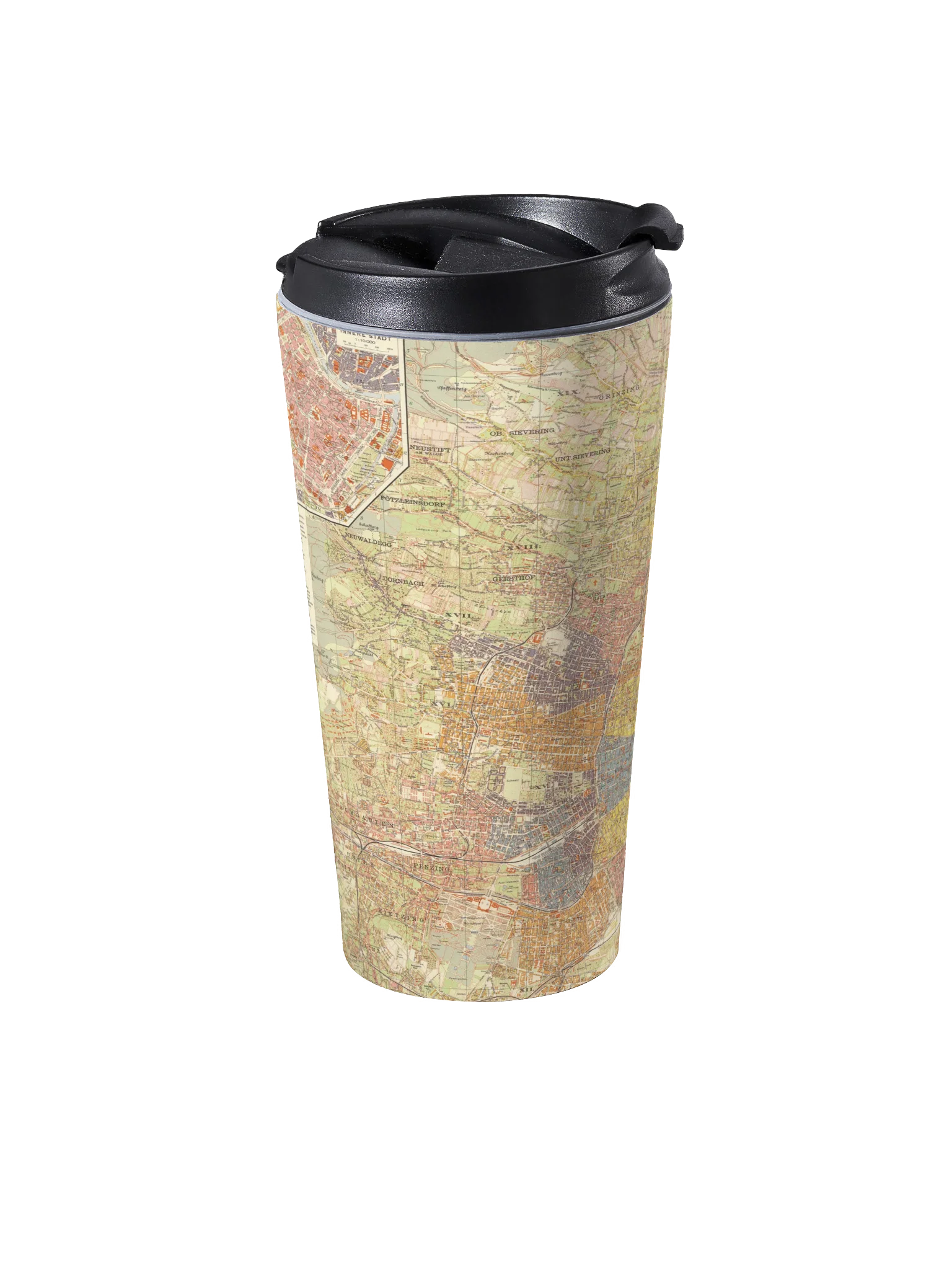 Vienna City Map Travel Mug product image (2)