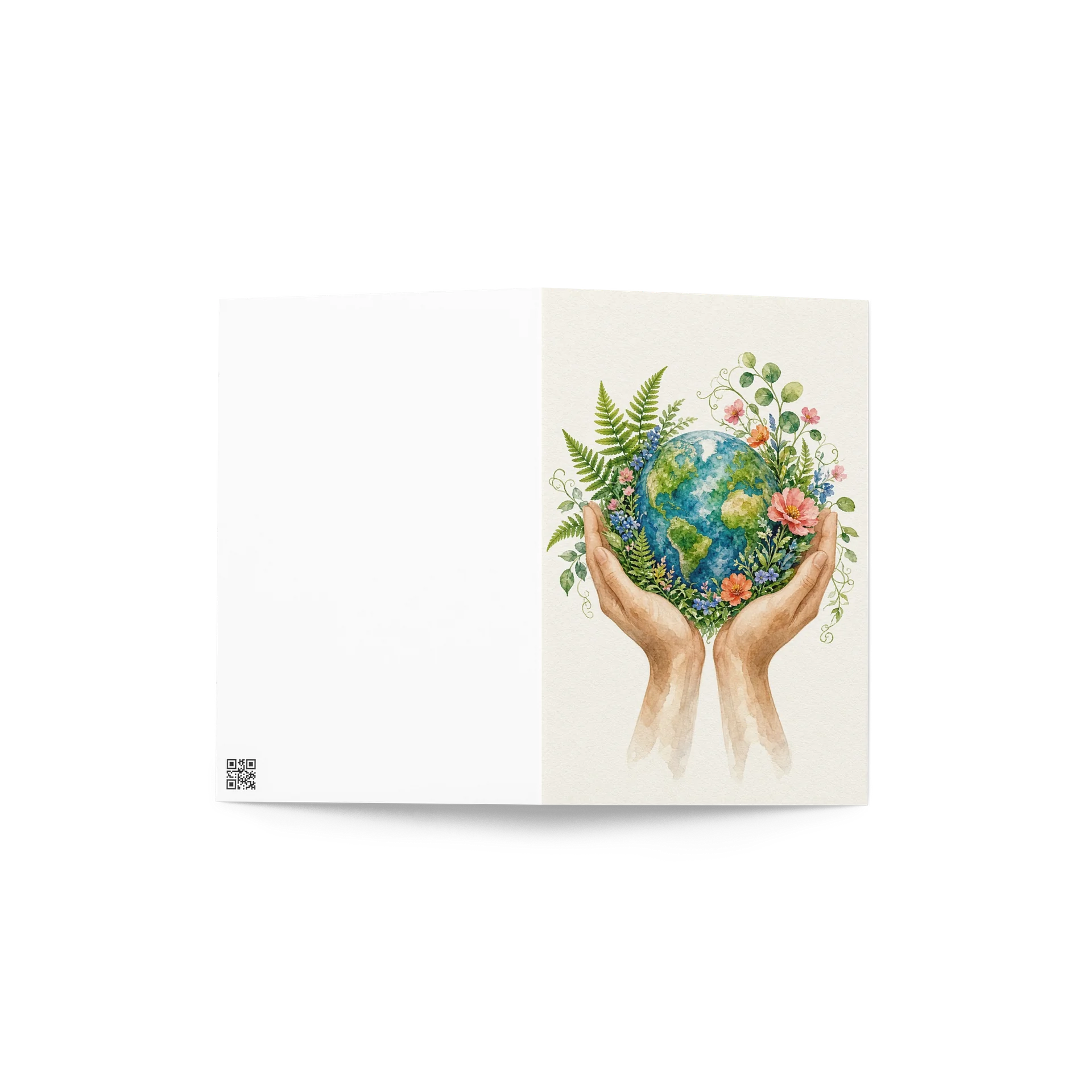Earth in Our Hands Botanical Greeting Card product image (4)