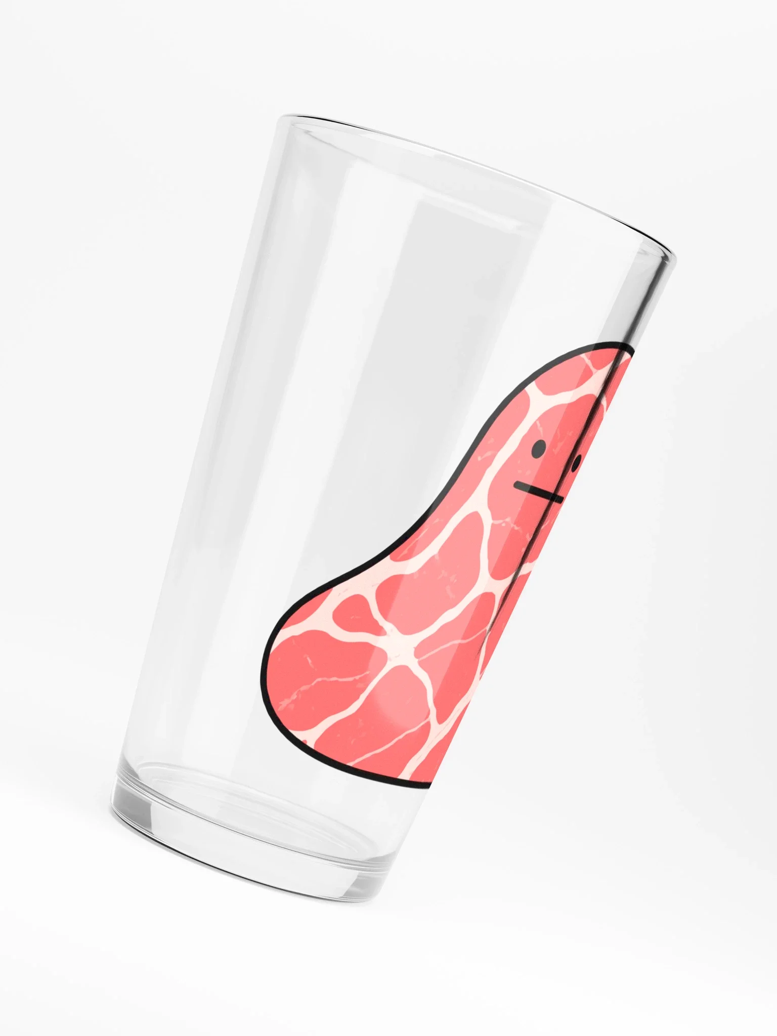 Steak Meat Shaker Pint Glass thumbnail 6