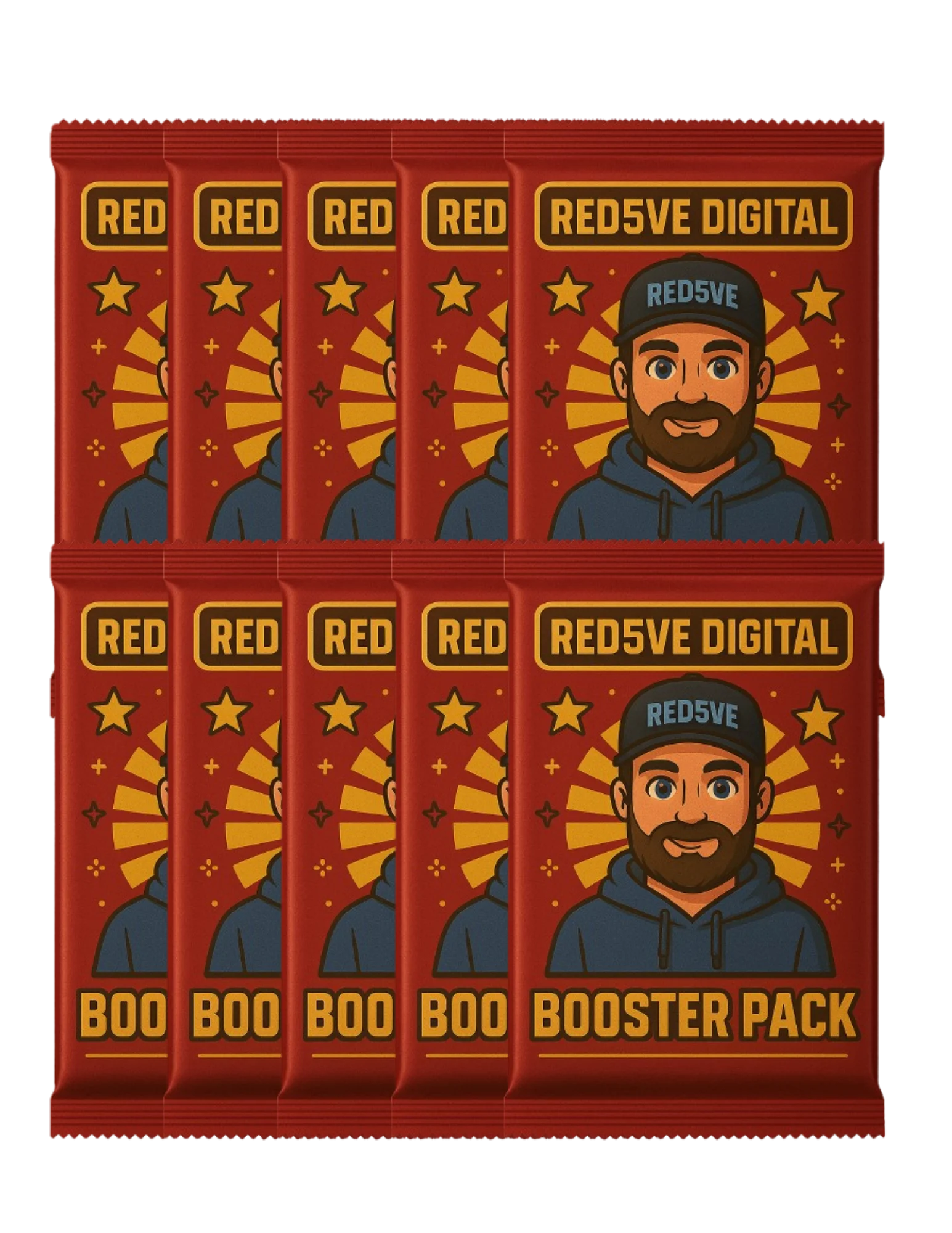 Red5ve Digital Booster Pack - 10 Digital Packs product image (1)