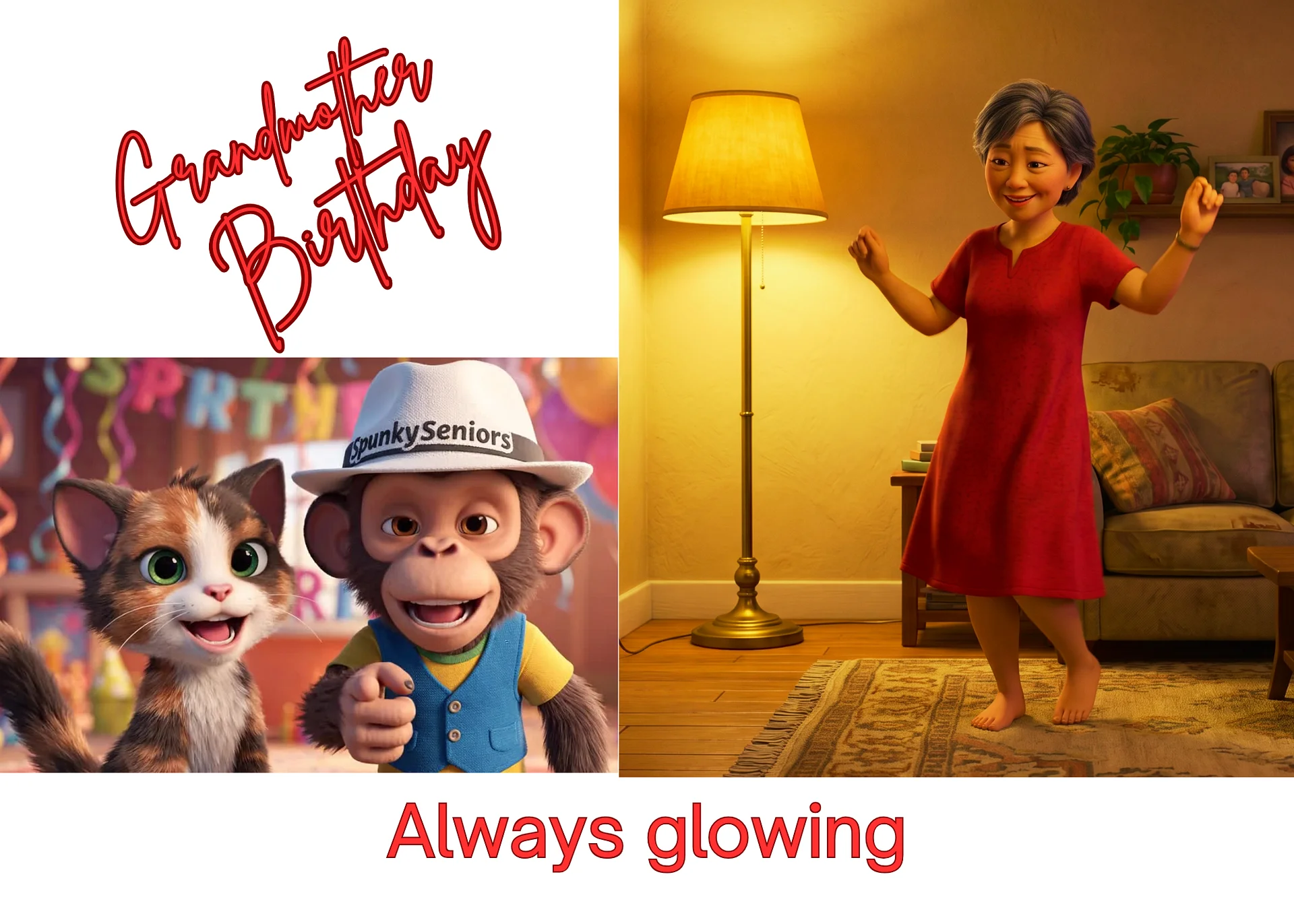 Always Glowing: Grandma Birthday product image (1)