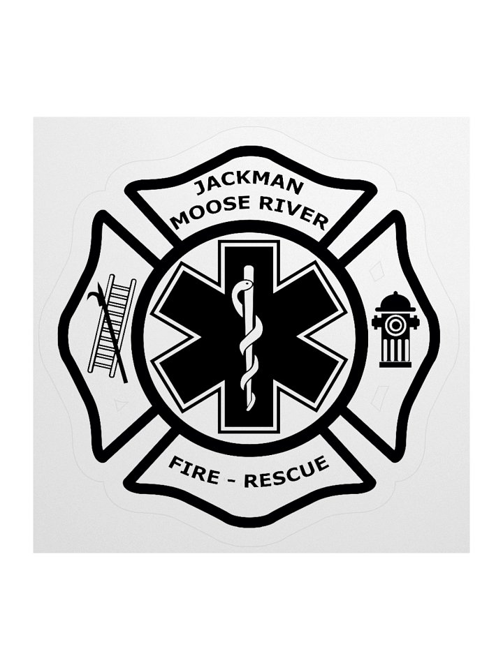 JMRF&RD Logo Sticker - Black product image (1)