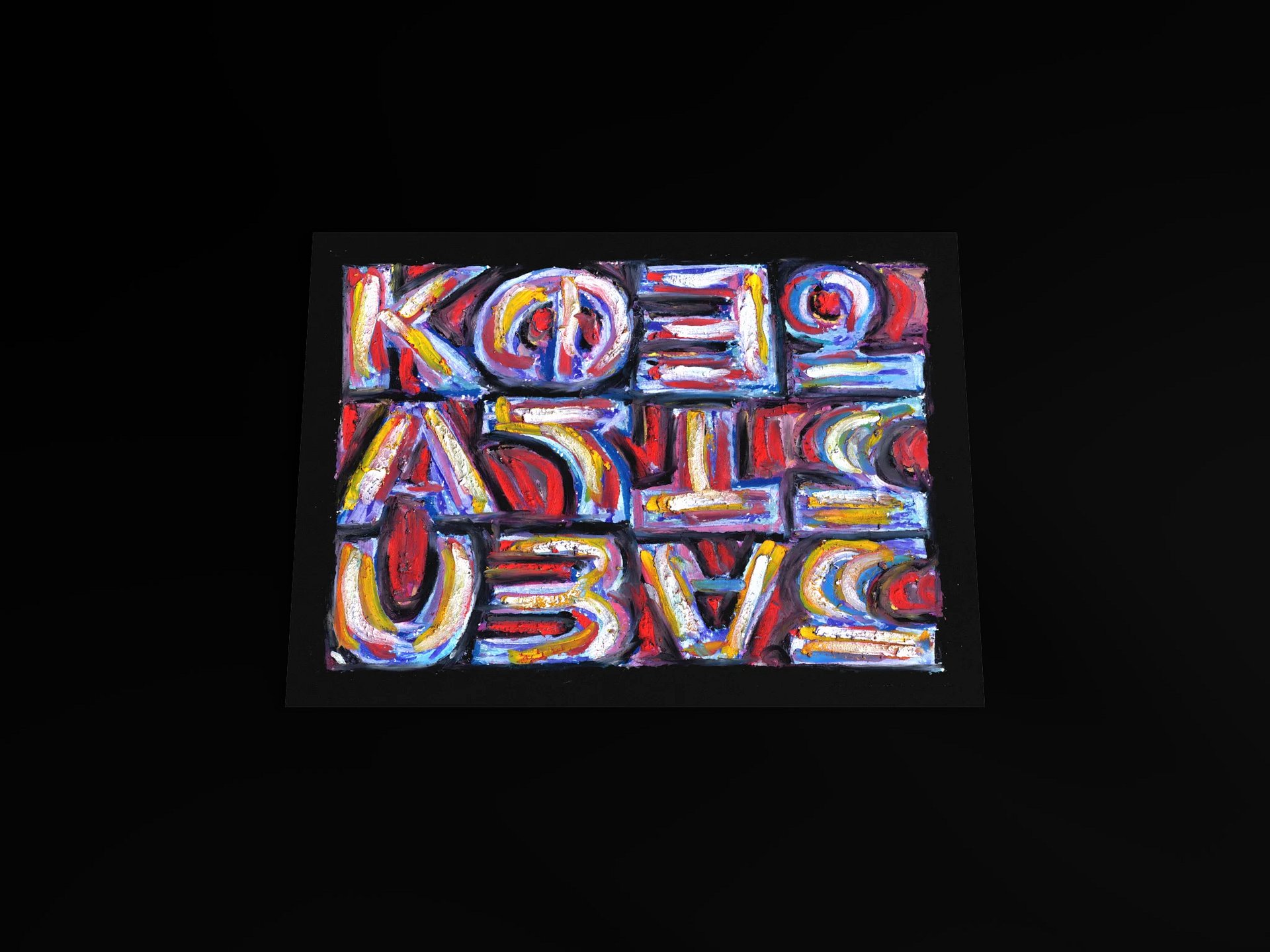 Keep Art Human - Print of Oil Pastel Artwork product image (10)