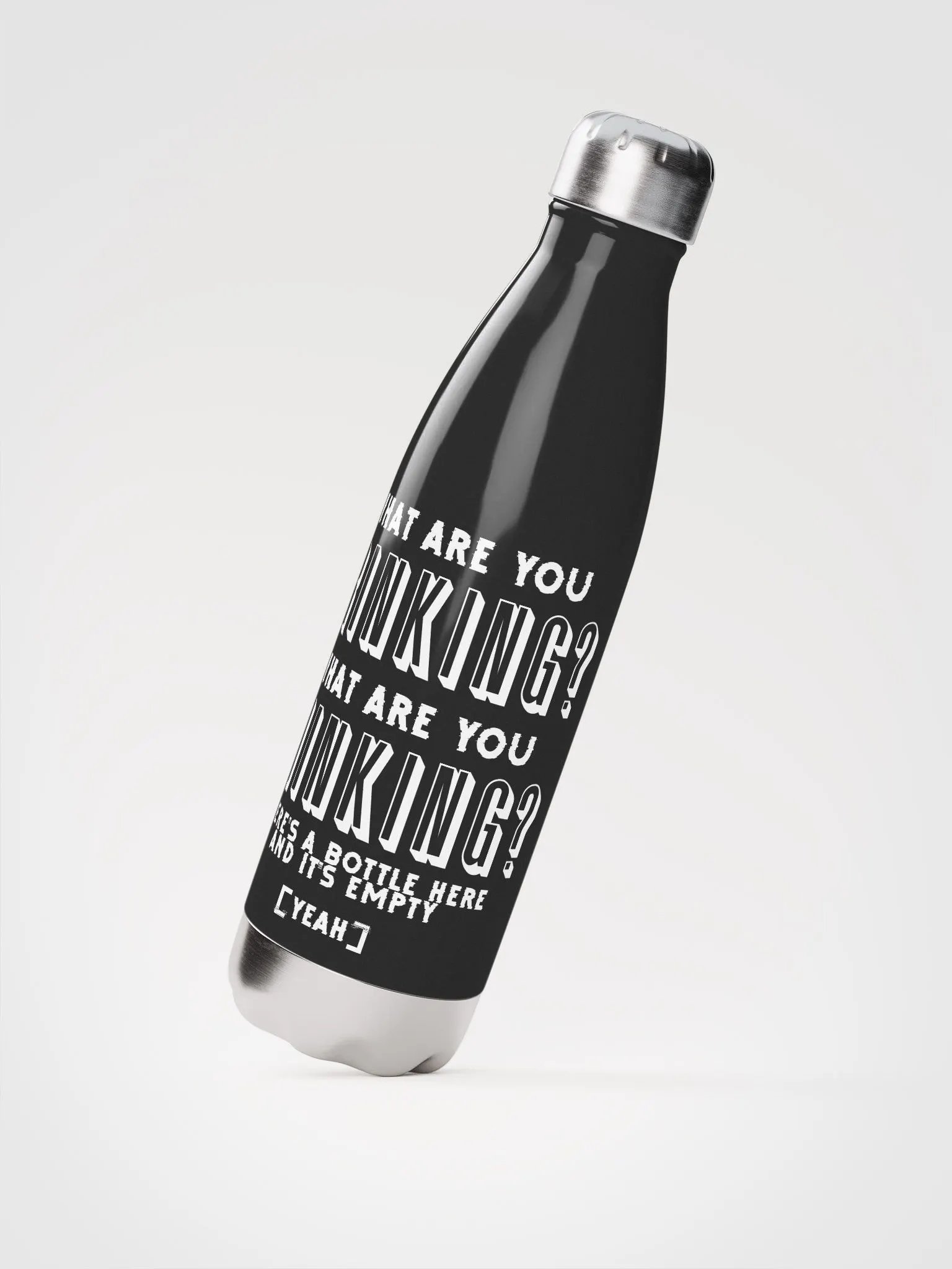 "What are you drinking?" Water Bottle product image (2)