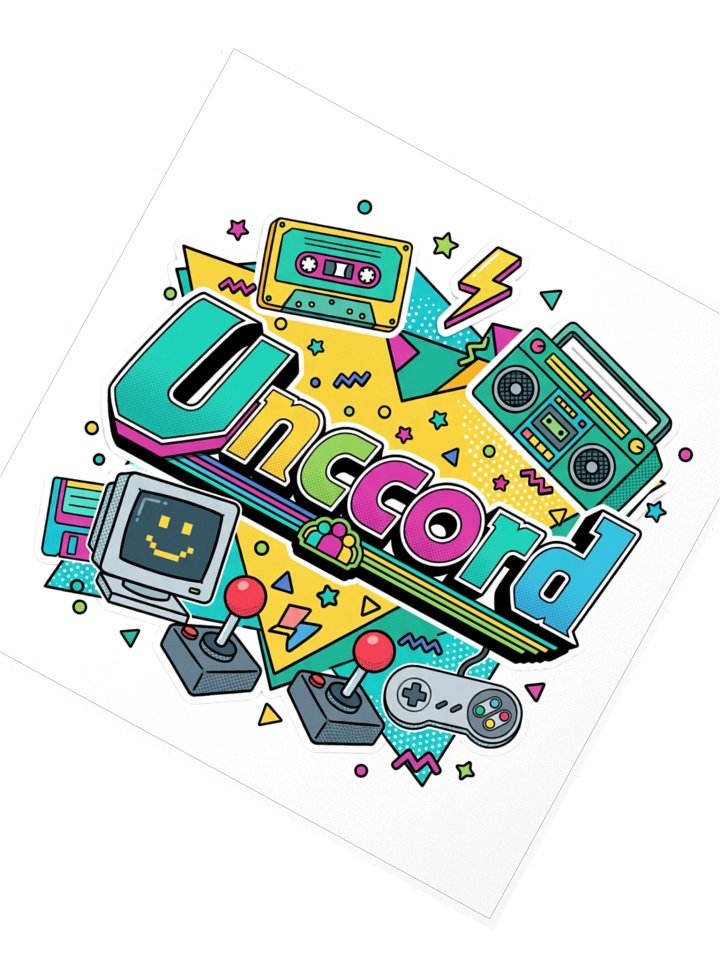 Uncord Retro Gaming Sticker product image (4)