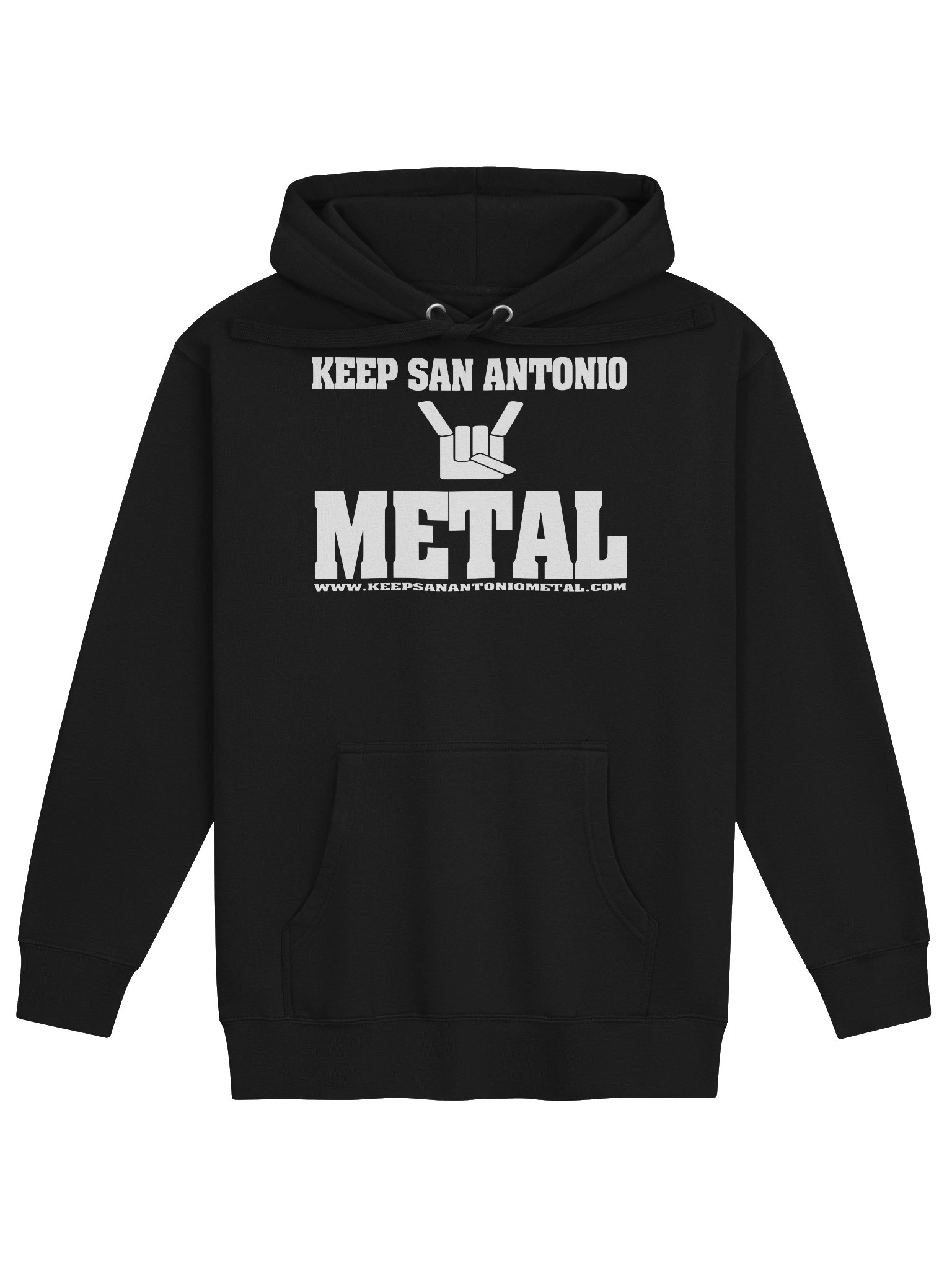 Keep San Antonio Metal Hoodie product image (1)