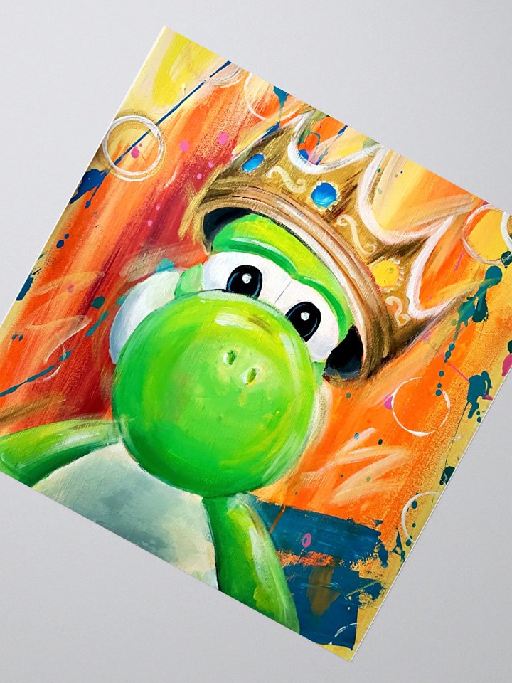 King Yoshi Biggie Smalls Parody Sticker product image (2)