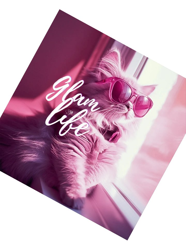 Glam Life: Square Sticker product image (2)