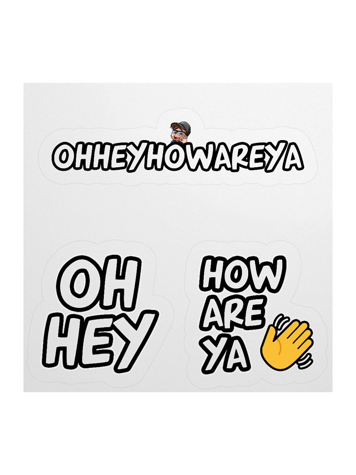 OHHEYHOWAREYA Stickers product image (1)